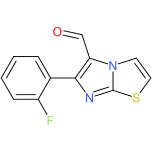 6-(2-fluorophenyl)imidazo[2,1-b]thiazole-5-carbaldehyde
