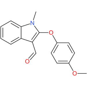 2-(4-methoxyphenoxy)-1-methyl-1H-indole-3-carbaldehyde