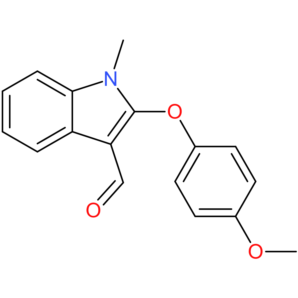 2-(4-methoxyphenoxy)-1-methyl-1H-indole-3-carbaldehyde