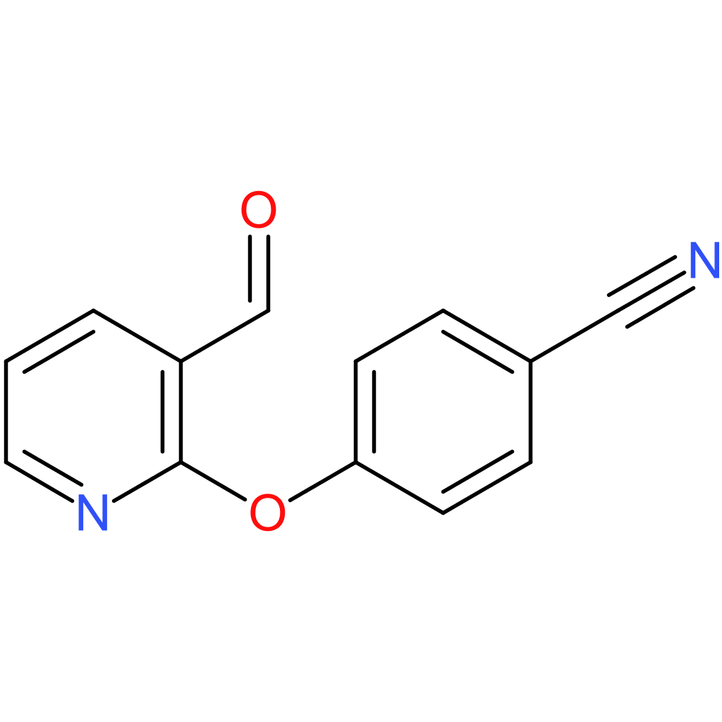 4-((3-formylpyridin-2-yl)oxy)benzonitrile