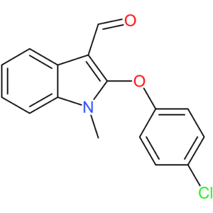 2-(4-chlorophenoxy)-1-methyl-1H-indole-3-carbaldehyde