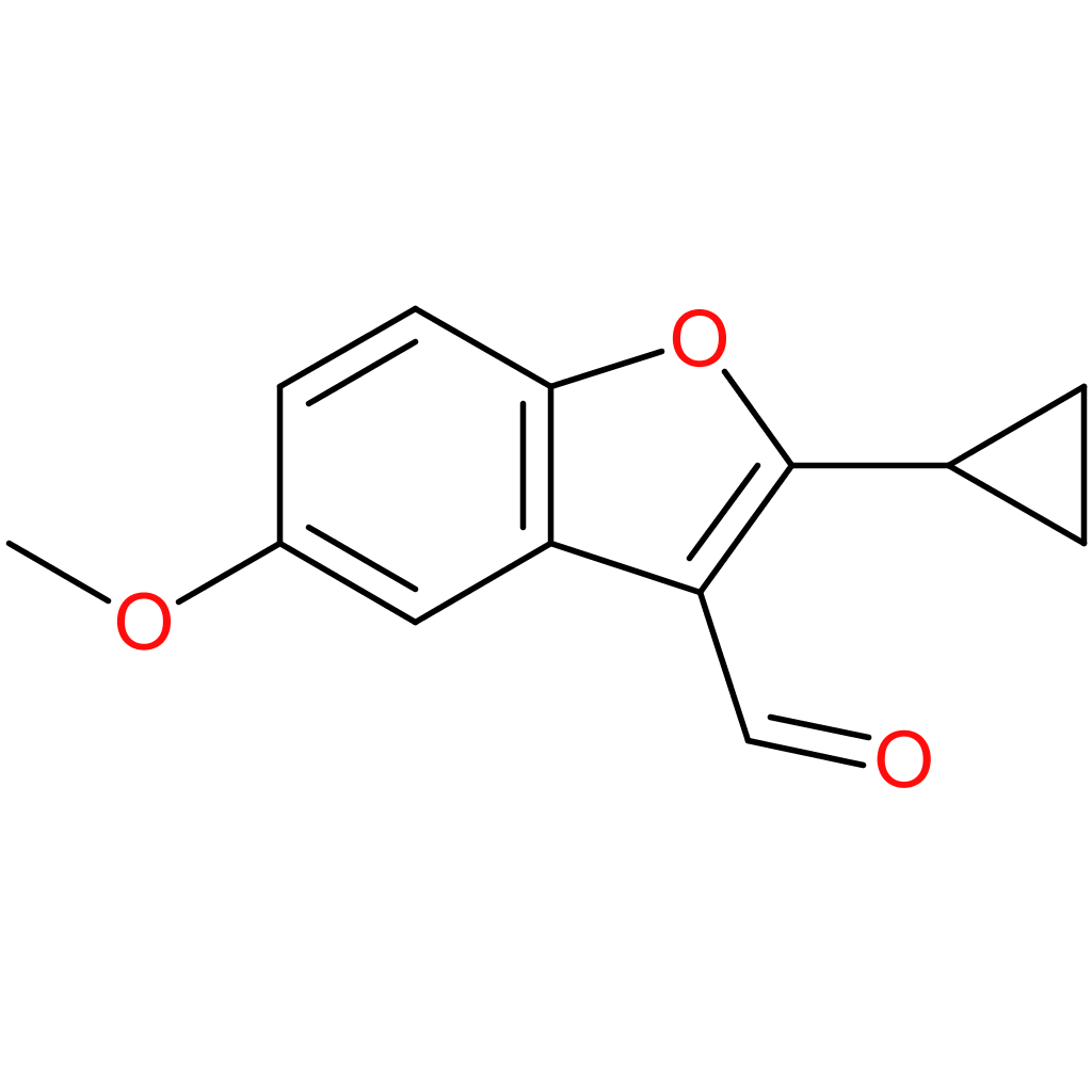2-cyclopropyl-5-methoxybenzofuran-3-carbaldehyde
