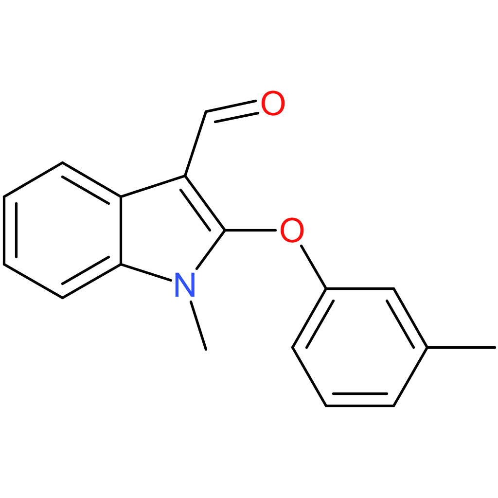 1-methyl-2-(m-tolyloxy)-1H-indole-3-carbaldehyde