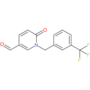 6-oxo-1-(3-(trifluoromethyl)benzyl)-1,6-dihydropyridine-3-carbaldehyde