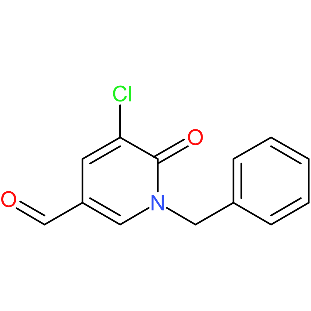 1-benzyl-5-chloro-6-oxo-1,6-dihydropyridine-3-carbaldehyde