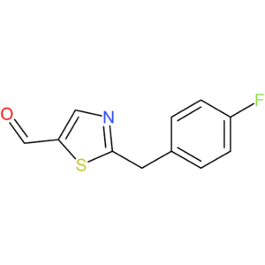 2-(4-fluorobenzyl)thiazole-5-carbaldehyde
