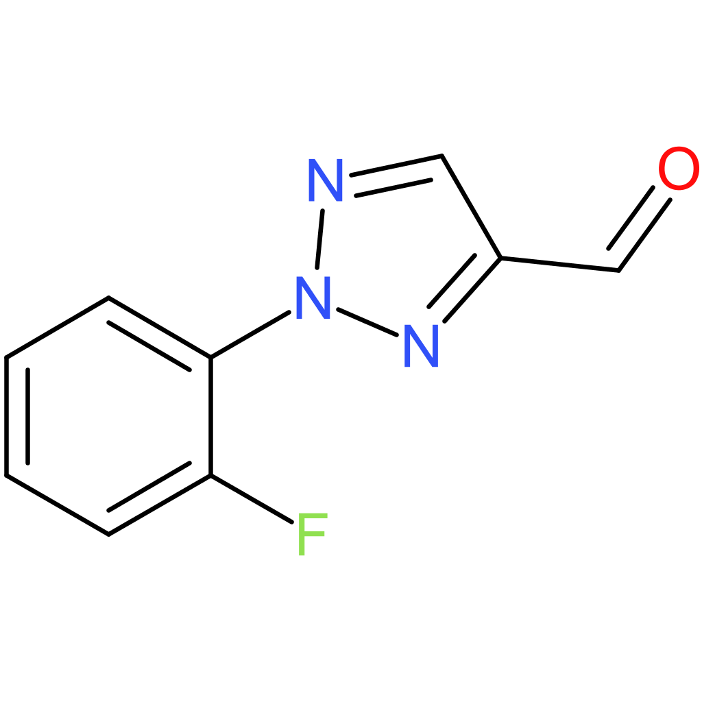 2-(2-fluorophenyl)-2H-1,2,3-triazole-4-carbaldehyde