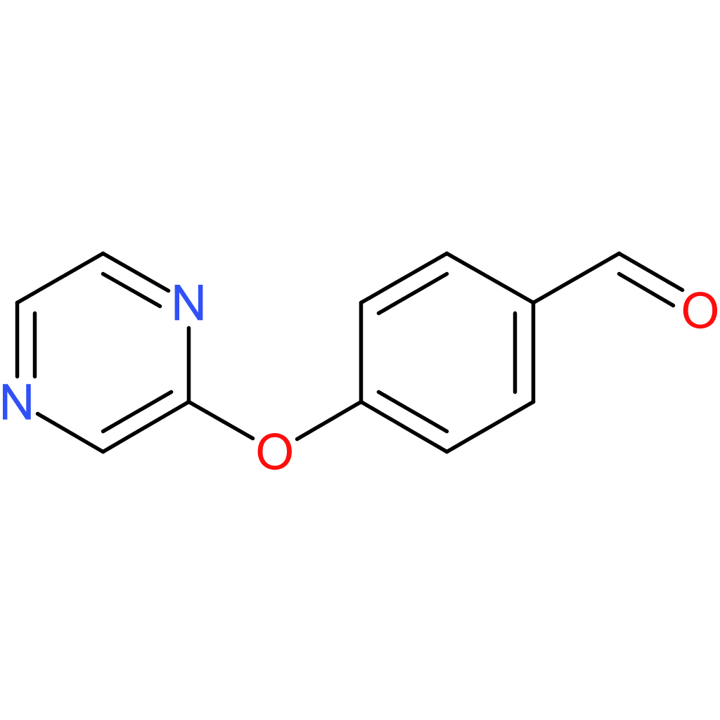 4-(pyrazin-2-yloxy)benzaldehyde