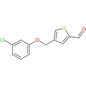 4-((3-chlorophenoxy)methyl)thiophene-2-carbaldehyde