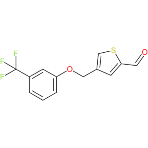 4-((3-(trifluoromethyl)phenoxy)methyl)thiophene-2-carbaldehyde