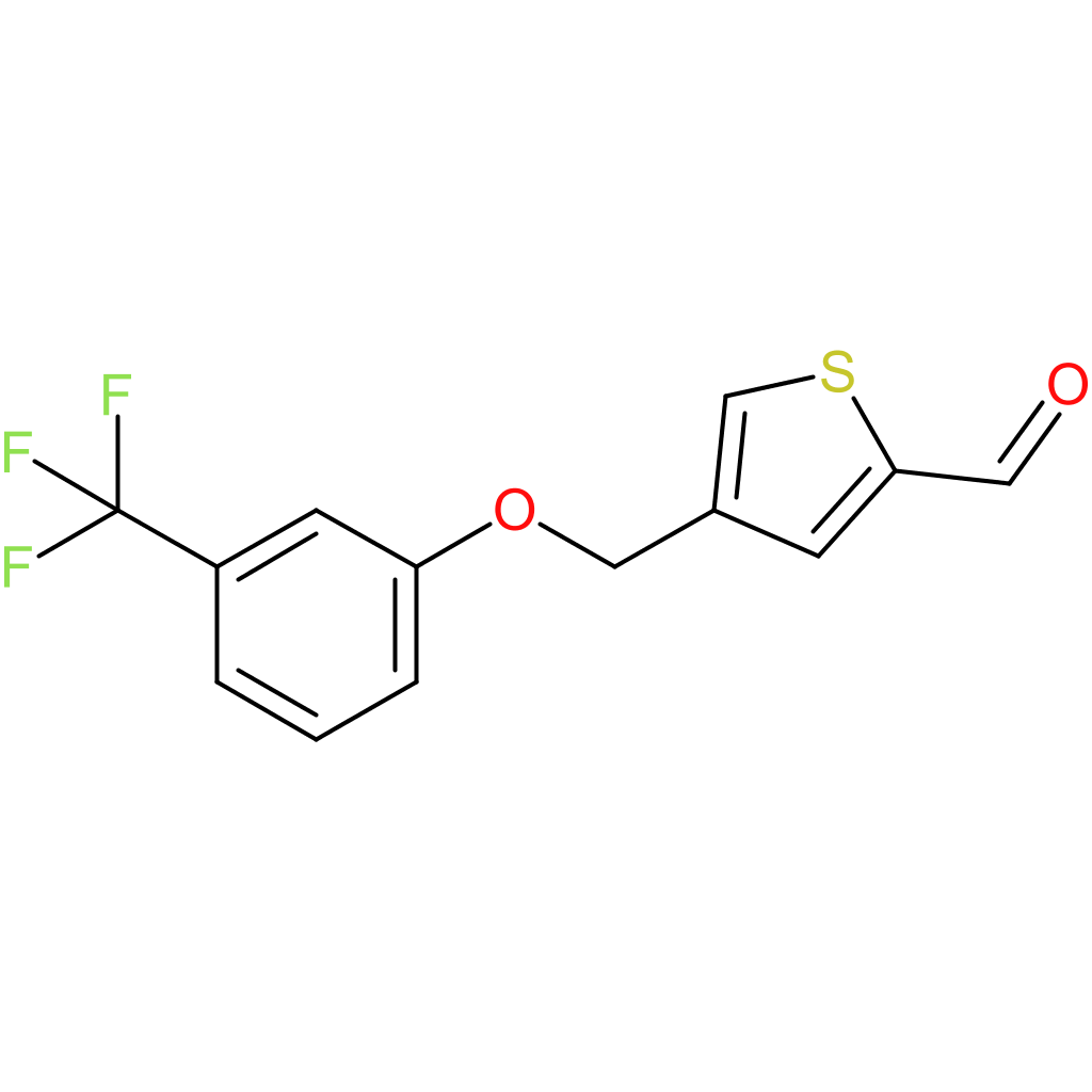 4-((3-(trifluoromethyl)phenoxy)methyl)thiophene-2-carbaldehyde