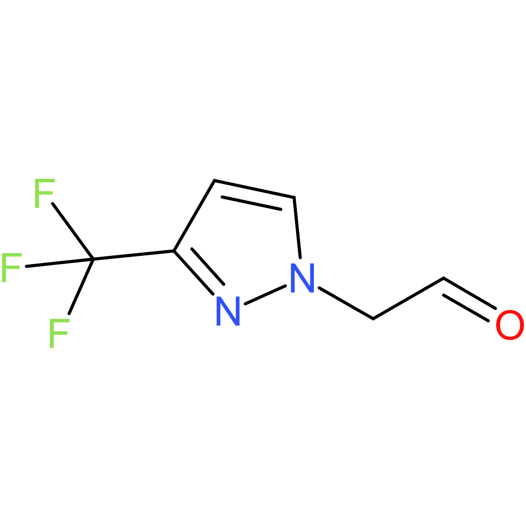 2-(3-(trifluoromethyl)-1H-pyrazol-1-yl)acetaldehyde