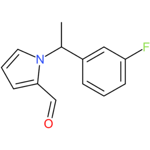 1-(1-(3-fluorophenyl)ethyl)-1H-pyrrole-2-carbaldehyde