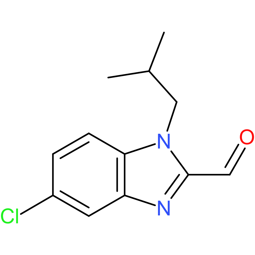 5-chloro-1-isobutyl-1H-benzo[d]imidazole-2-carbaldehyde
