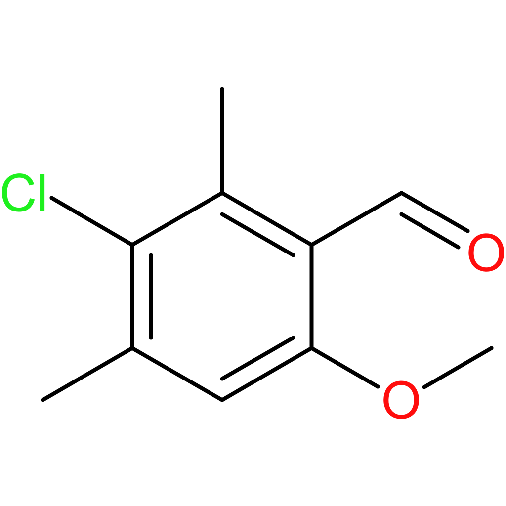 3-chloro-6-methoxy-2,4-dimethylbenzaldehyde