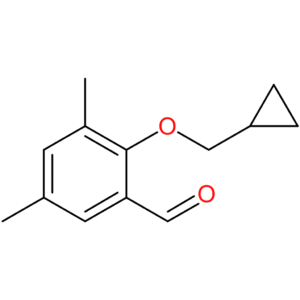 2-(cyclopropylmethoxy)-3,5-dimethylbenzaldehyde