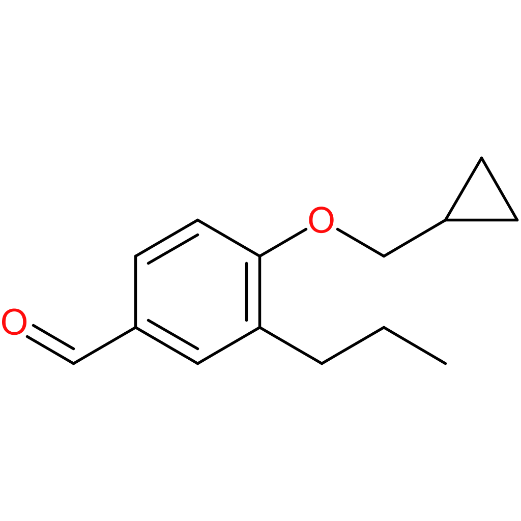 4-(cyclopropylmethoxy)-3-propylbenzaldehyde