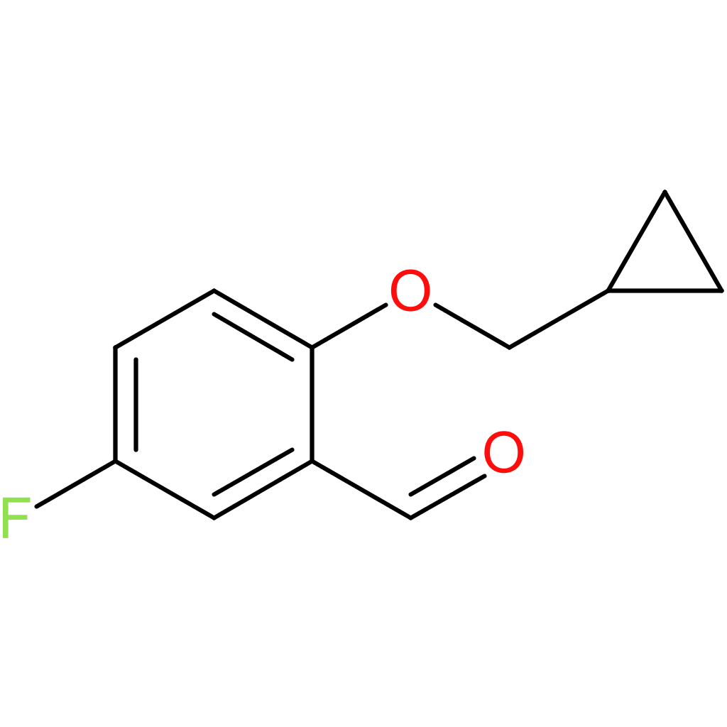 2-(cyclopropylmethoxy)-5-fluorobenzaldehyde