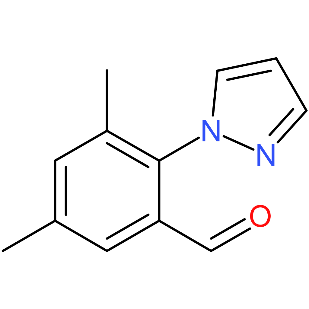 3,5-dimethyl-2-(1H-pyrazol-1-yl)benzaldehyde