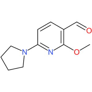 2-methoxy-6-(pyrrolidin-1-yl)nicotinaldehyde
