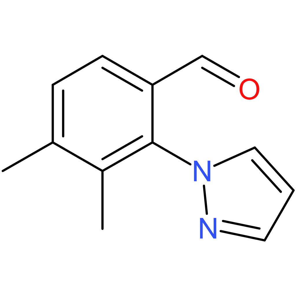 3,4-dimethyl-2-(1H-pyrazol-1-yl)benzaldehyde