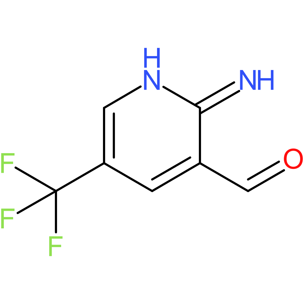 2-imino-5-(trifluoromethyl)-1,2-dihydropyridine-3-carbaldehyde