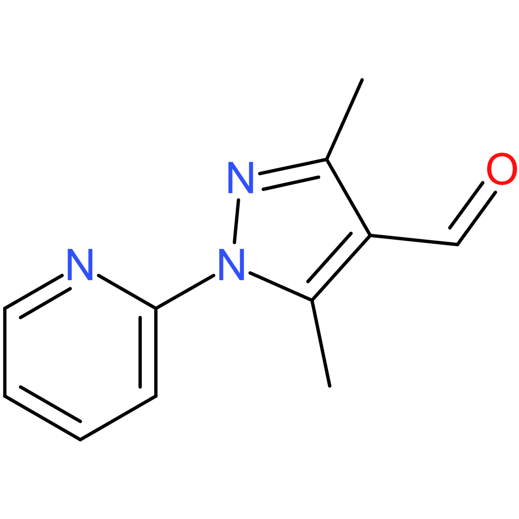 3,5-dimethyl-1-(pyridin-2-yl)-1H-pyrazole-4-carbaldehyde