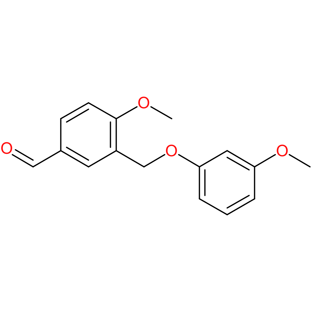4-methoxy-3-((3-methoxyphenoxy)methyl)benzaldehyde