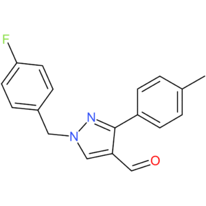 1-(4-fluorobenzyl)-3-(p-tolyl)-1H-pyrazole-4-carbaldehyde