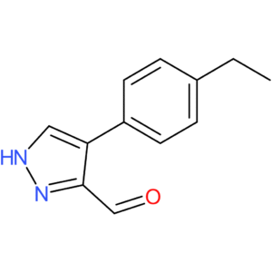 4-(4-ethylphenyl)-1H-pyrazole-3-carbaldehyde