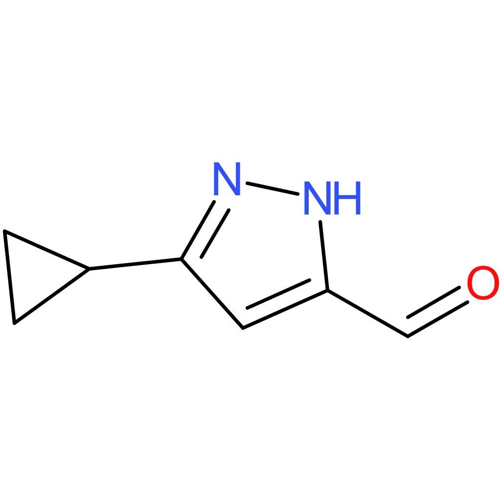 3-cyclopropyl-1H-pyrazole-5-carbaldehyde