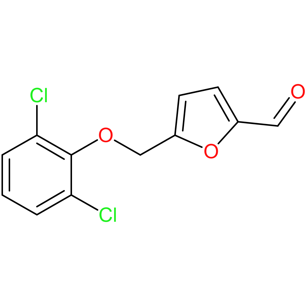 5-((2,6-dichlorophenoxy)methyl)furan-2-carbaldehyde