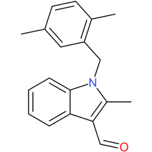 1-(2,5-dimethylbenzyl)-2-methyl-1H-indole-3-carbaldehyde