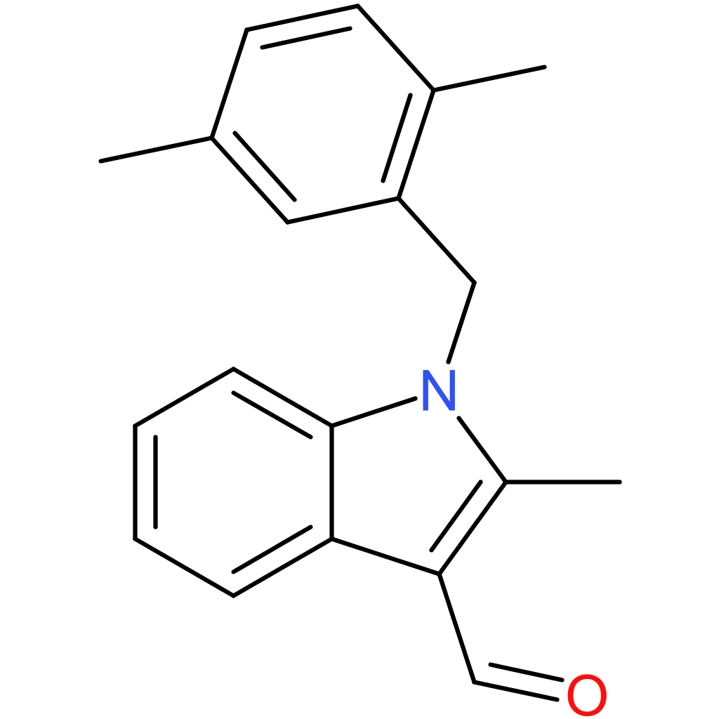 1-(2,5-dimethylbenzyl)-2-methyl-1H-indole-3-carbaldehyde