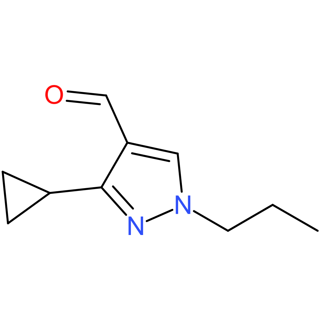 3-cyclopropyl-1-propyl-1H-pyrazole-4-carbaldehyde
