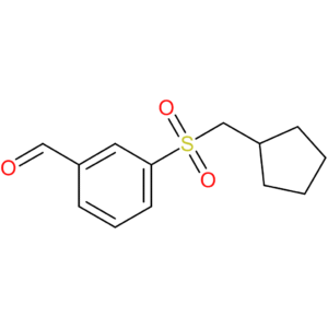 3-((cyclopentylmethyl)sulfonyl)benzaldehyde