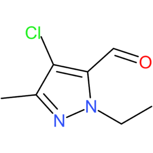 4-chloro-1-ethyl-3-methyl-1H-pyrazole-5-carbaldehyde