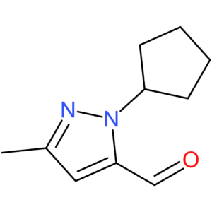 1-cyclopentyl-3-methyl-1H-pyrazole-5-carbaldehyde
