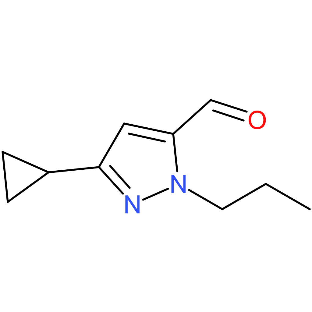 3-cyclopropyl-1-propyl-1H-pyrazole-5-carbaldehyde