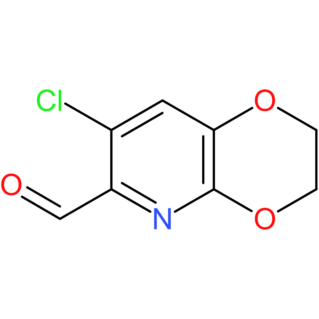 7-chloro-2,3-dihydro-[1,4]dioxino[2,3-b]pyridine-6-carbaldehyde