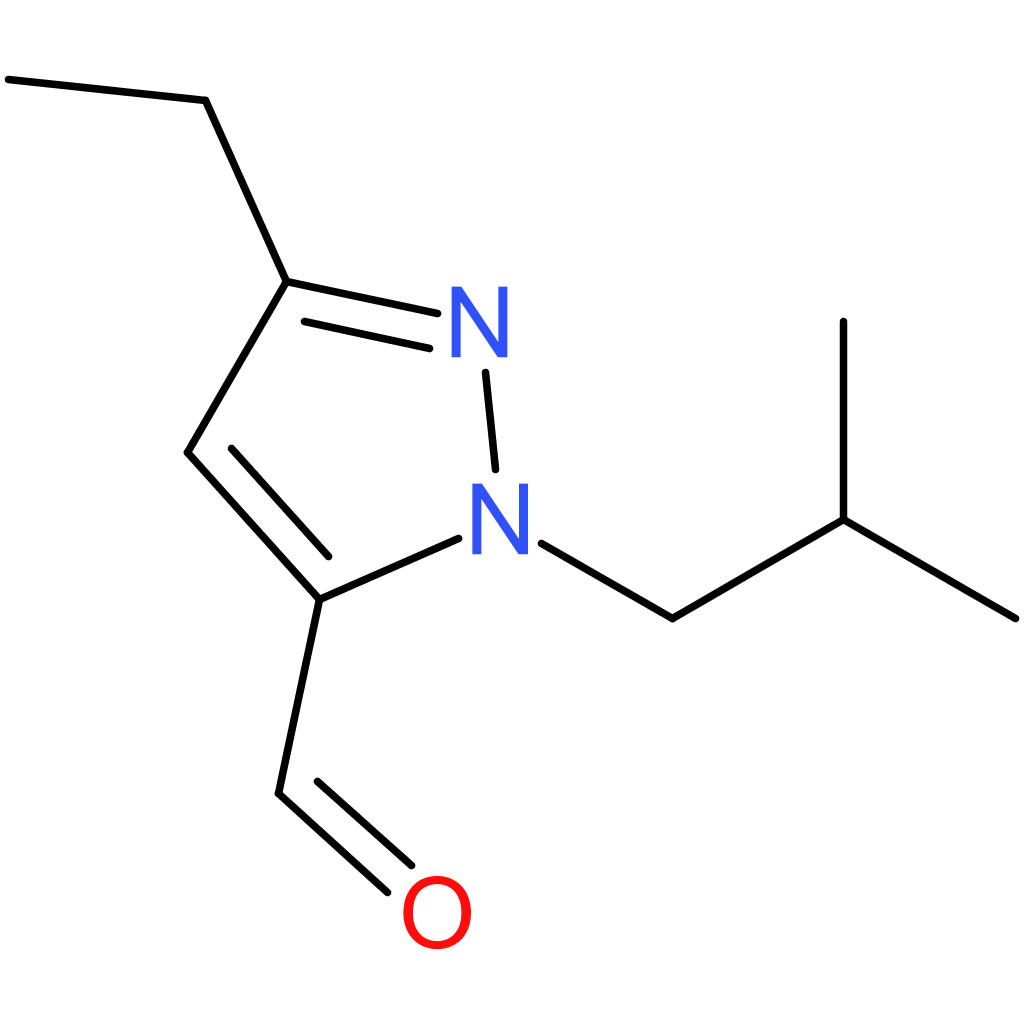 3-ethyl-1-isobutyl-1H-pyrazole-5-carbaldehyde