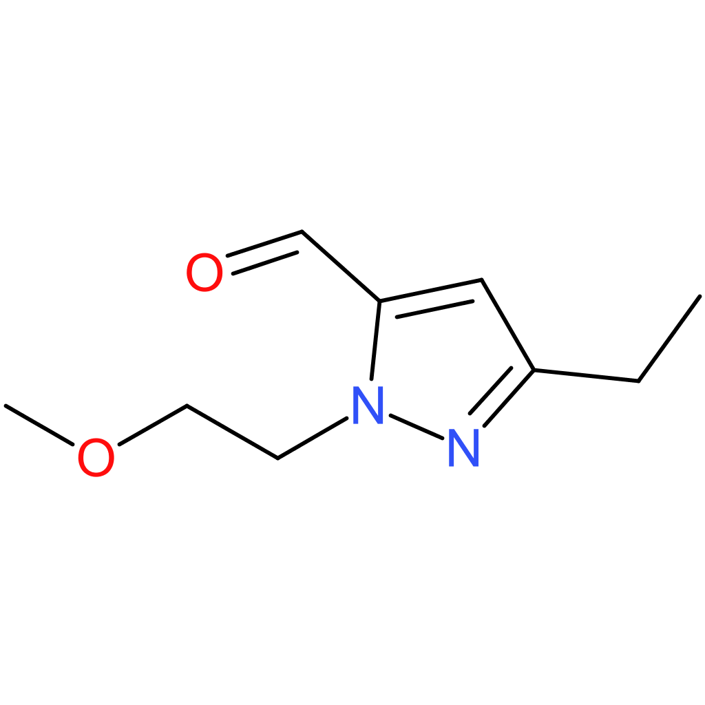 3-ethyl-1-(2-methoxyethyl)-1H-pyrazole-5-carbaldehyde