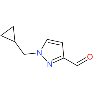 1-(cyclopropylmethyl)-1H-pyrazole-3-carbaldehyde