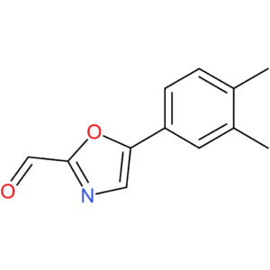 5-(3,4-dimethylphenyl)oxazole-2-carbaldehyde