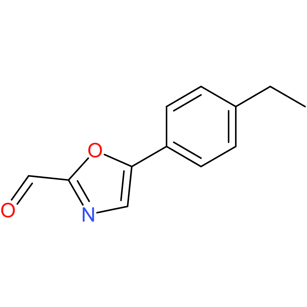 5-(4-ethylphenyl)oxazole-2-carbaldehyde
