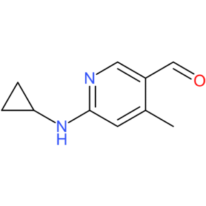 6-(cyclopropylamino)-4-methylnicotinaldehyde