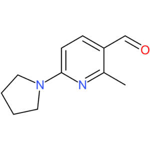 2-methyl-6-(pyrrolidin-1-yl)nicotinaldehyde