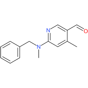 6-(benzyl(methyl)amino)-4-methylnicotinaldehyde