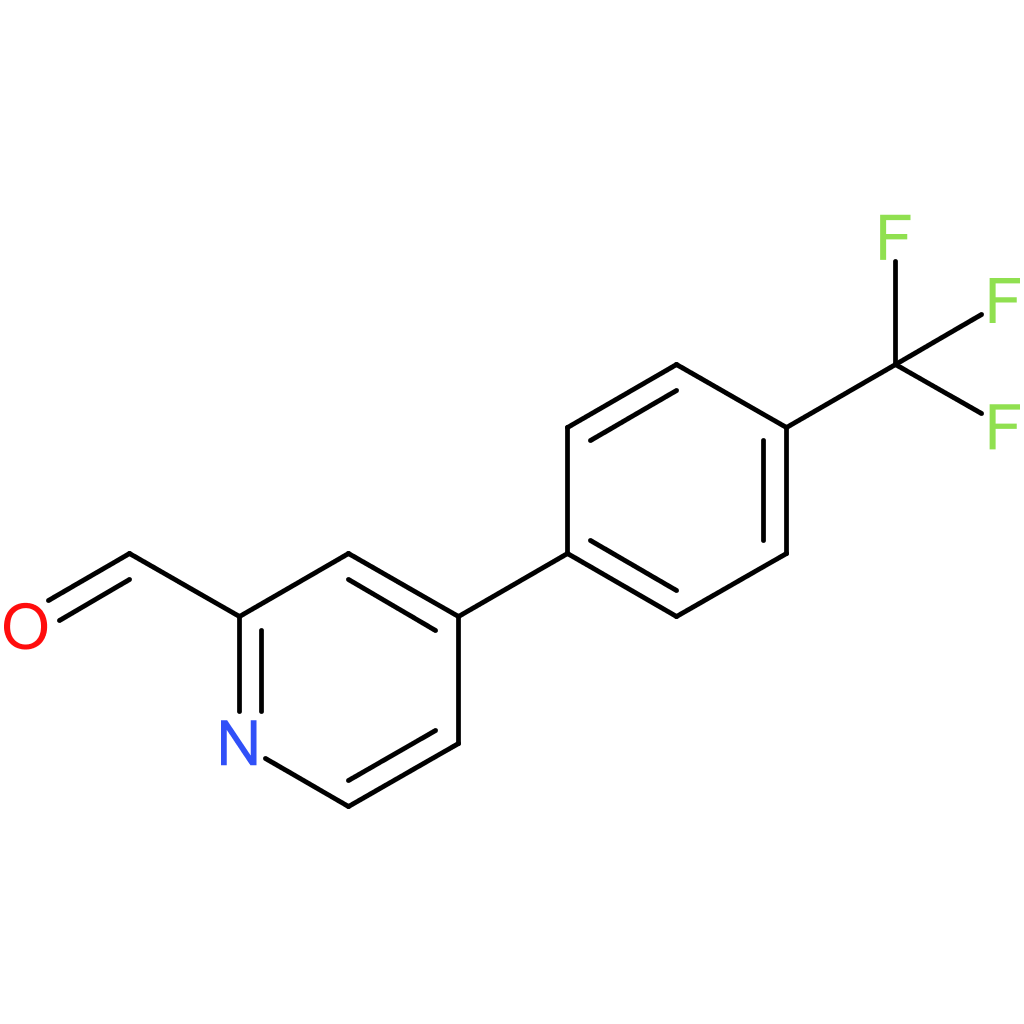4-(4-(trifluoromethyl)phenyl)picolinaldehyde