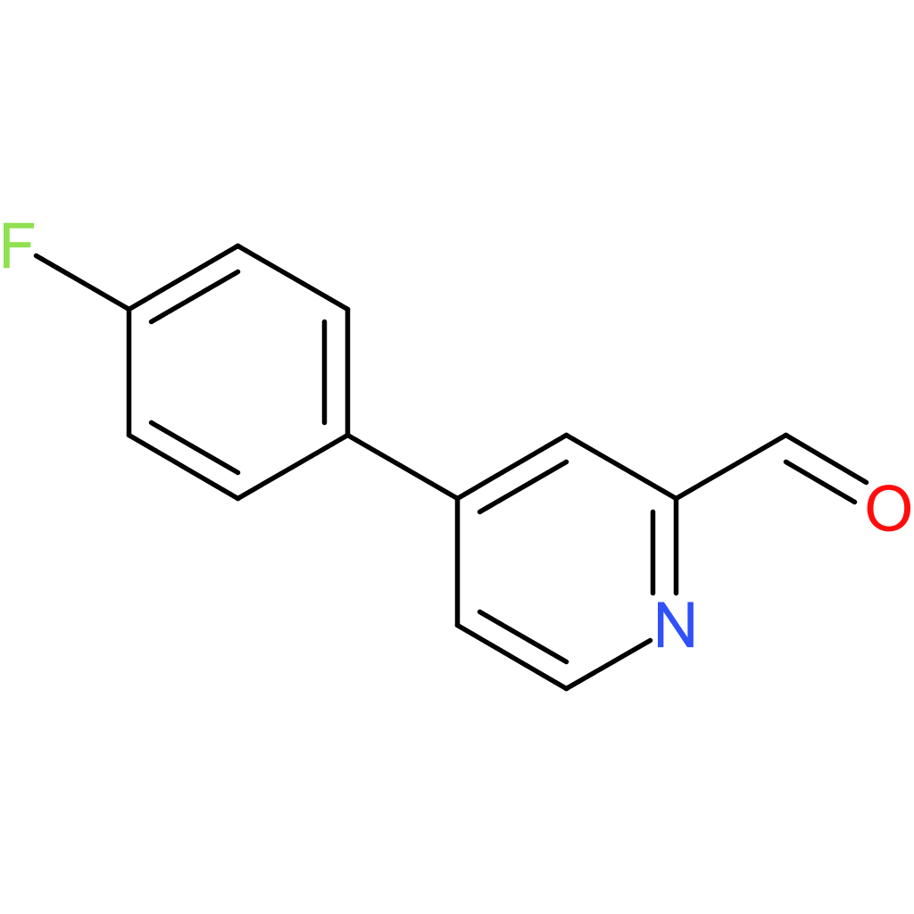 4-(4-fluorophenyl)picolinaldehyde